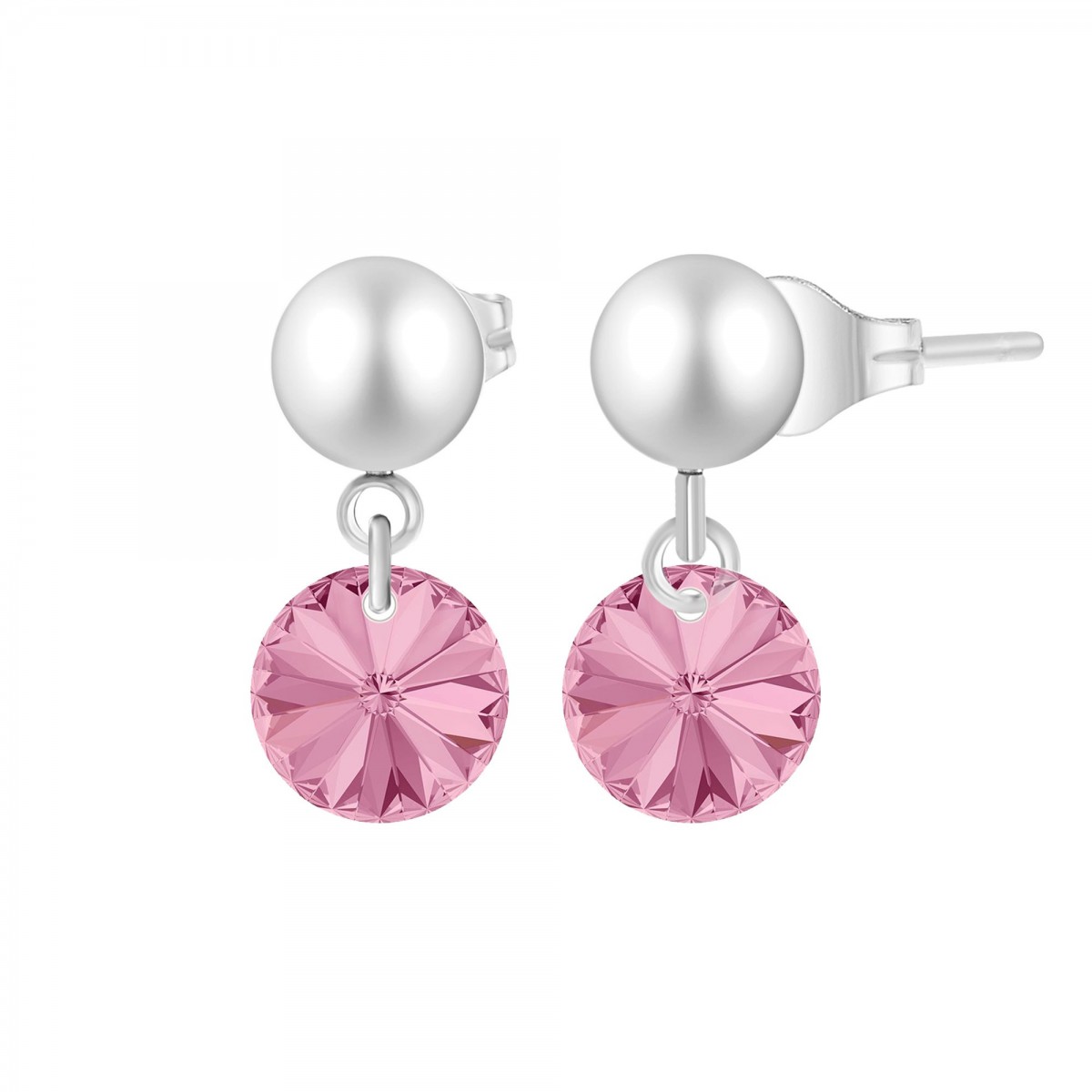 so charm Boucles d'oreilles SoCharm ornées de Cristaux scintillants