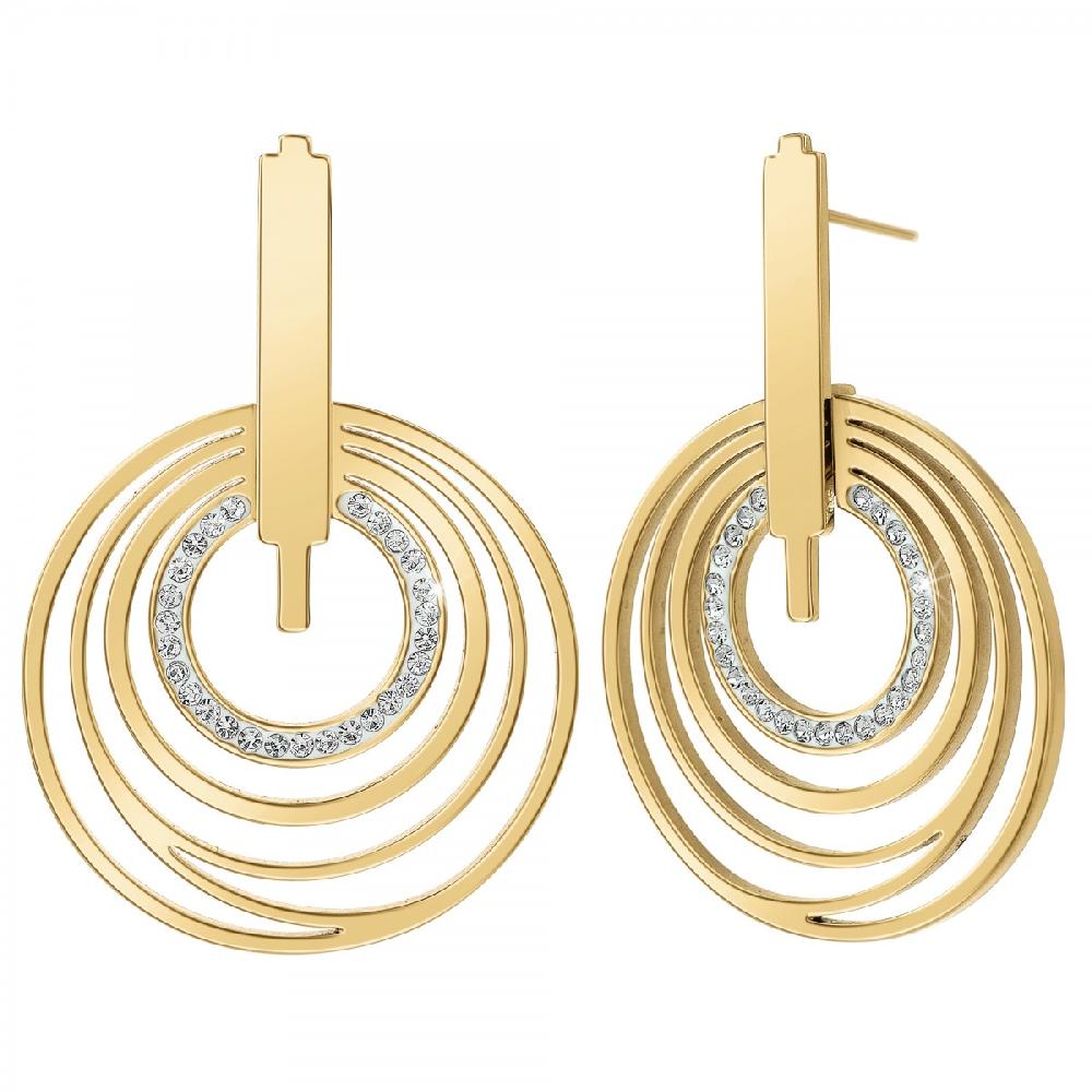 so charm Boucles d'oreilles SoCharm ornées de Cristaux scintillants