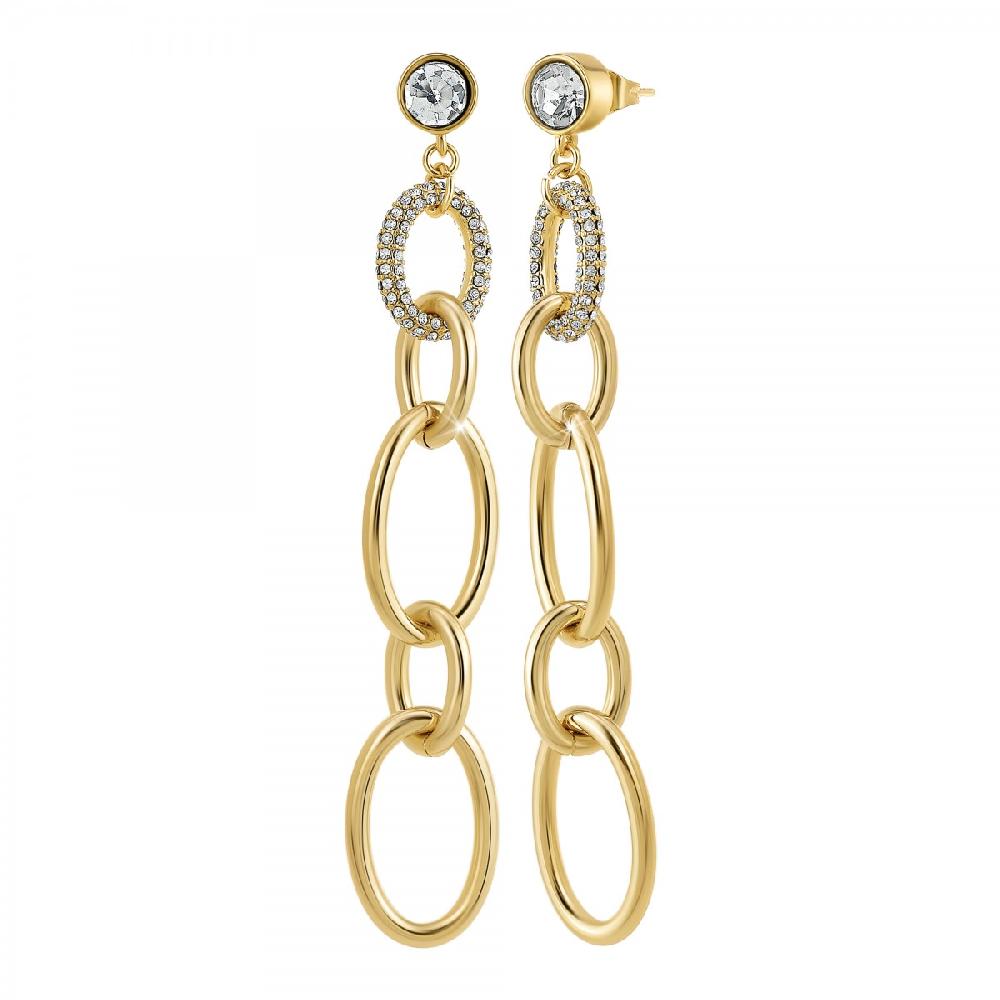 so charm Boucles d'oreilles SoCharm ornées de Cristaux scintillants