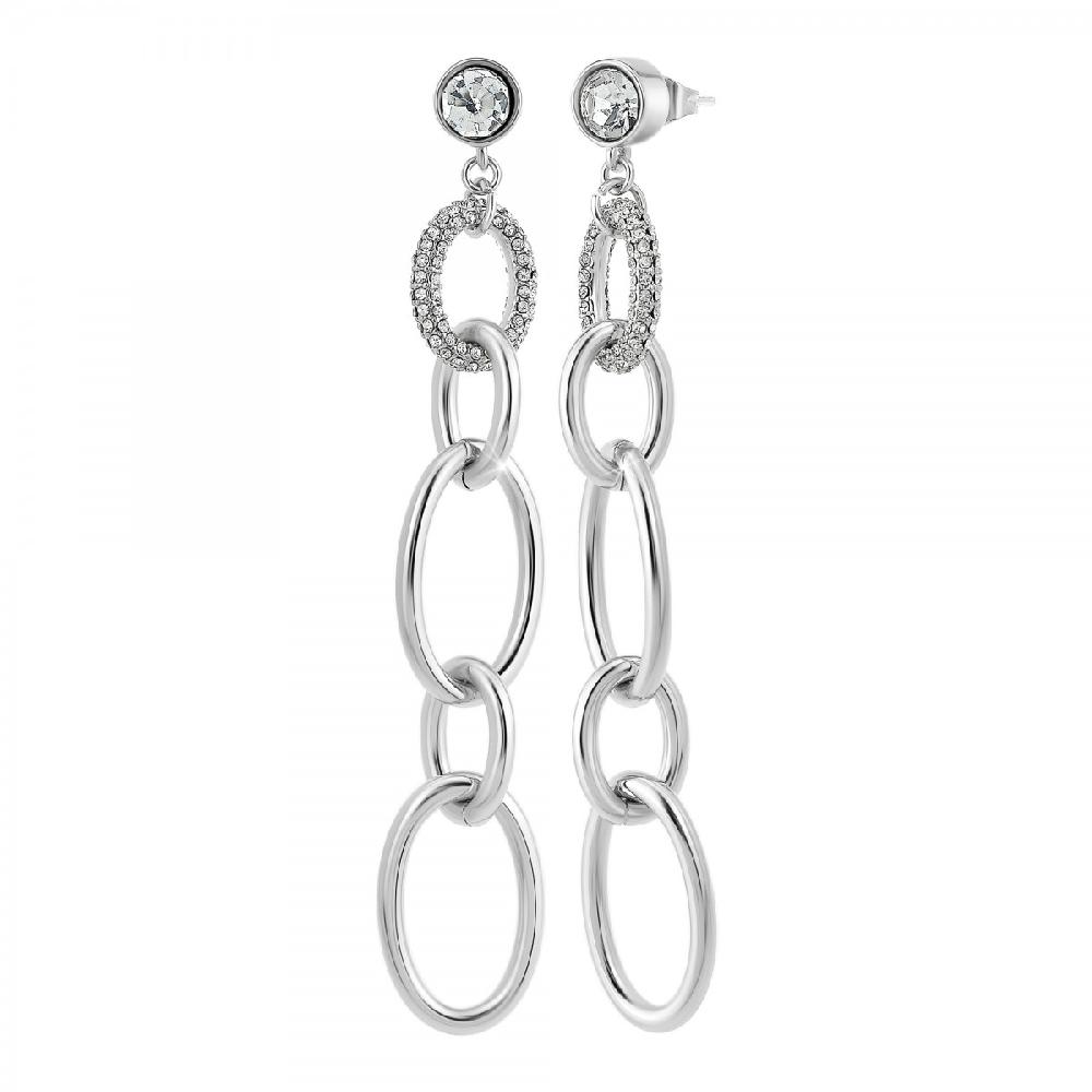so charm Boucles d'oreilles SoCharm ornées de Cristaux scintillants