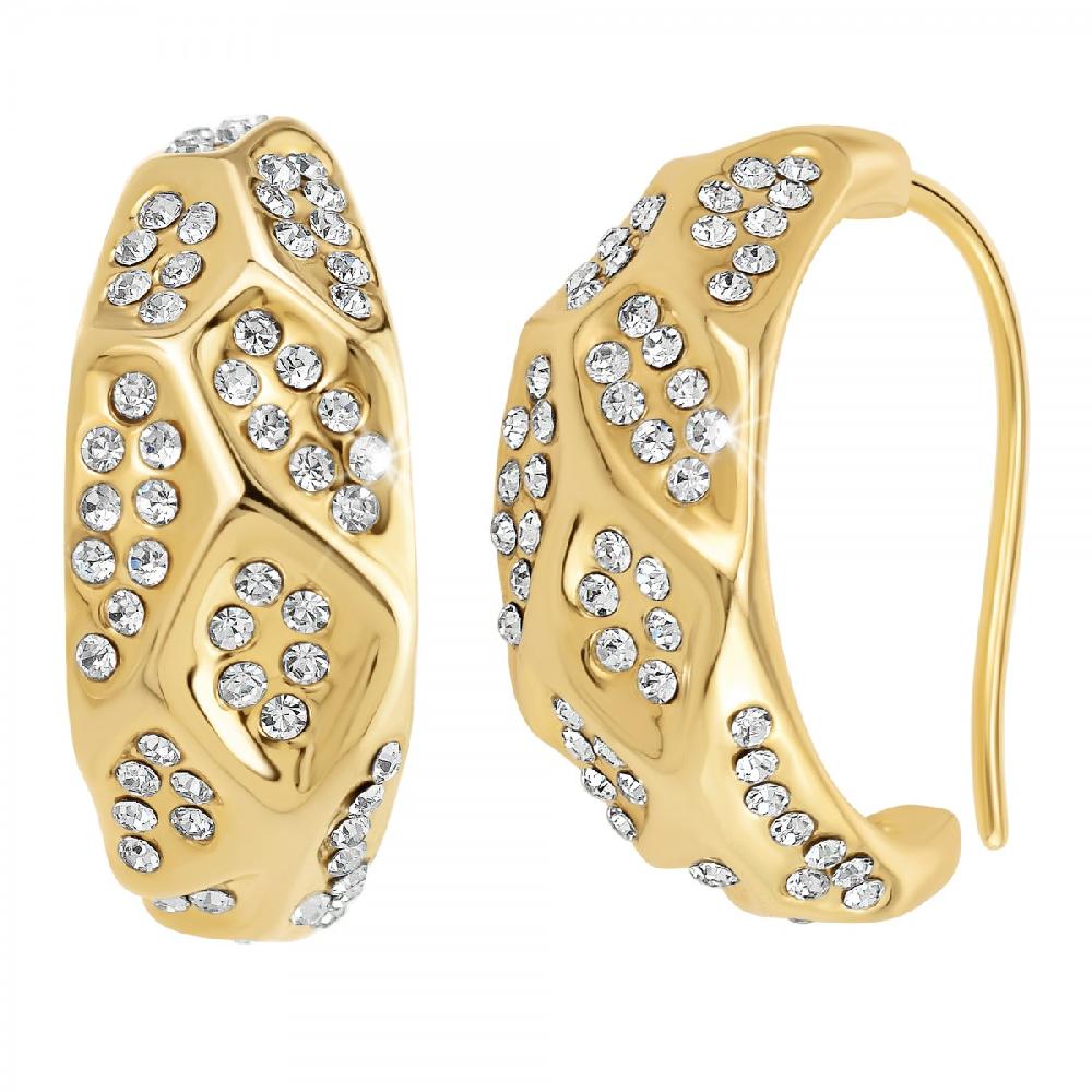 so charm Boucles d'oreilles SoCharm ornées de Cristaux scintillants