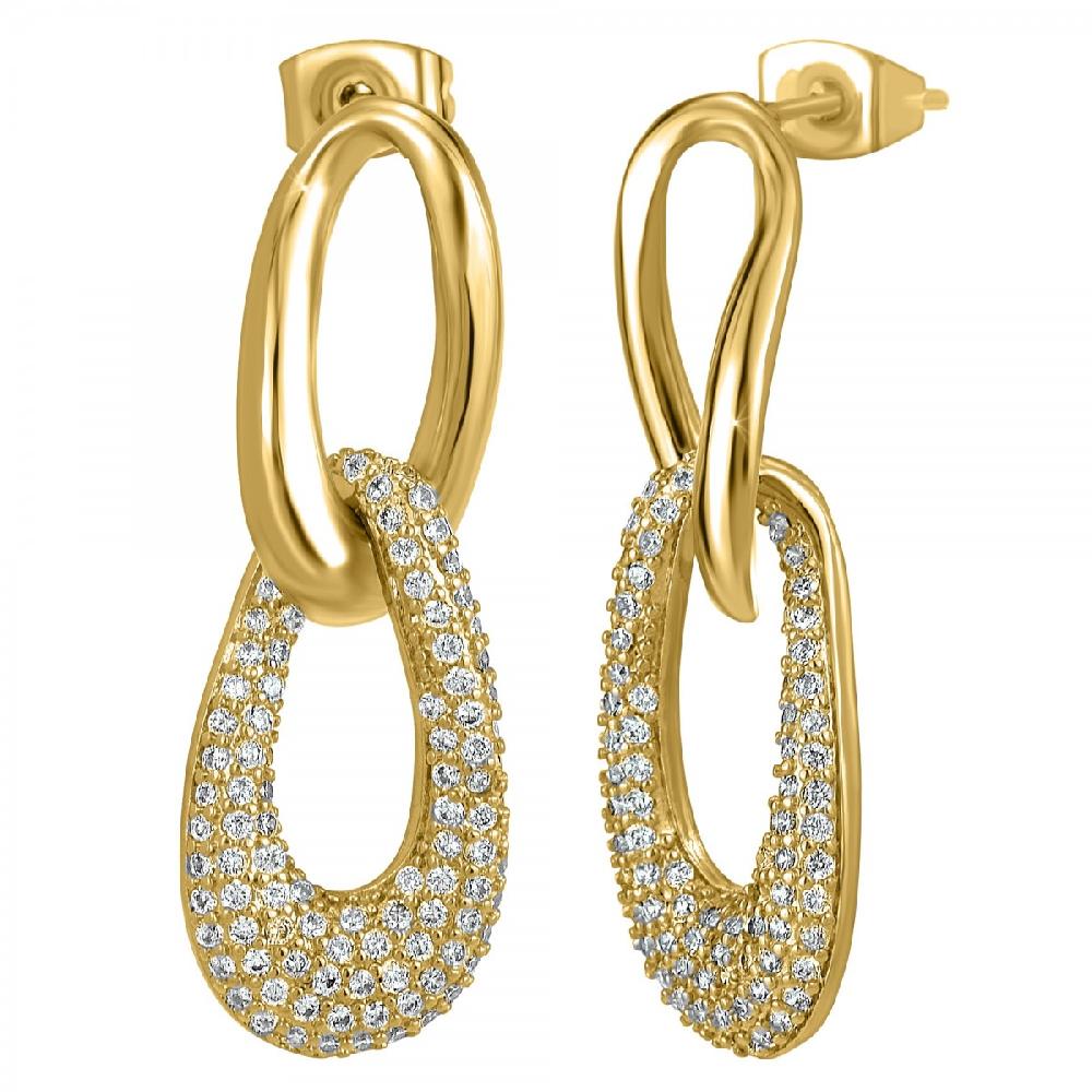 so charm Boucles d'oreilles SoCharm ornées de Zirconium