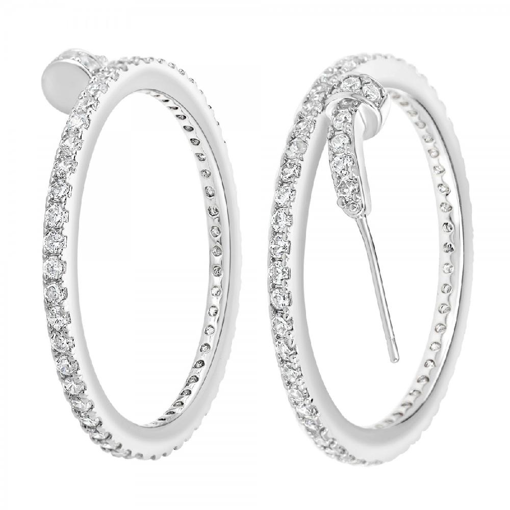 so charm Boucles d'oreilles SoCharm ornées de Zirconium