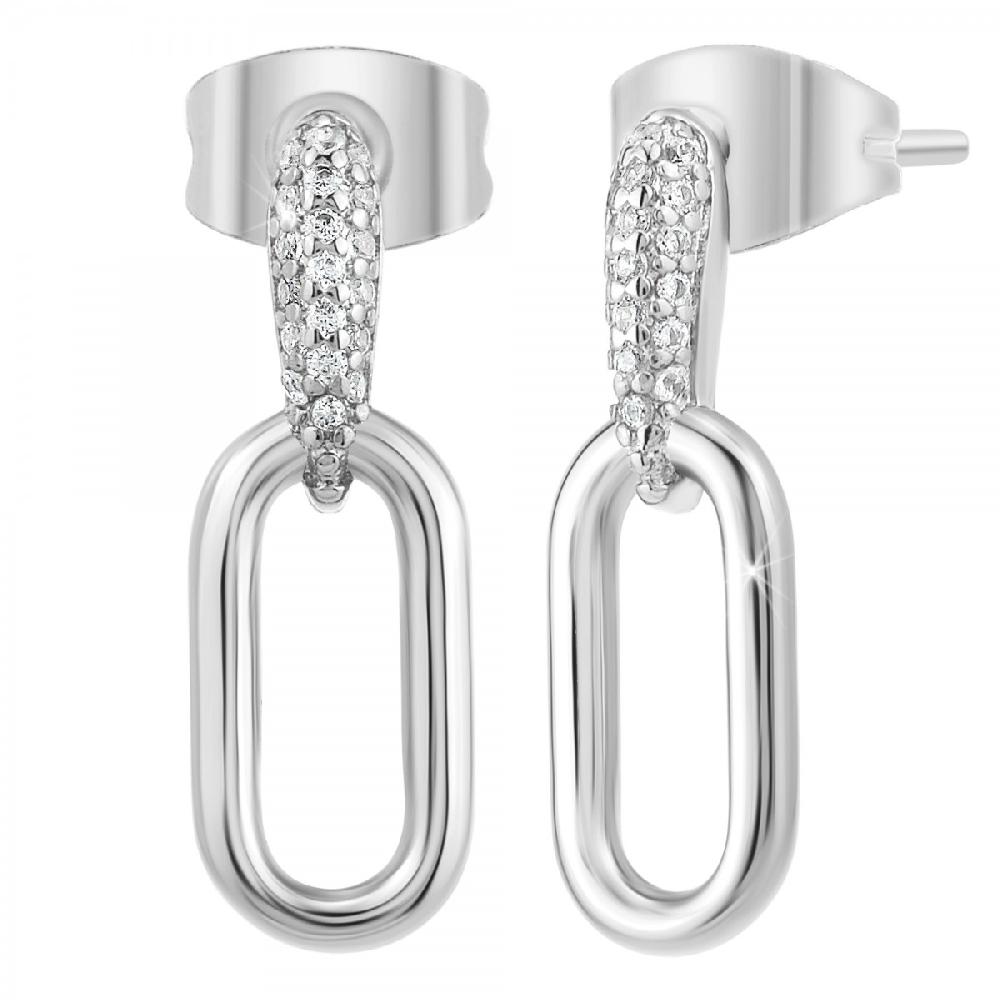 so charm Boucles d'oreilles SoCharm ornées de Zirconium