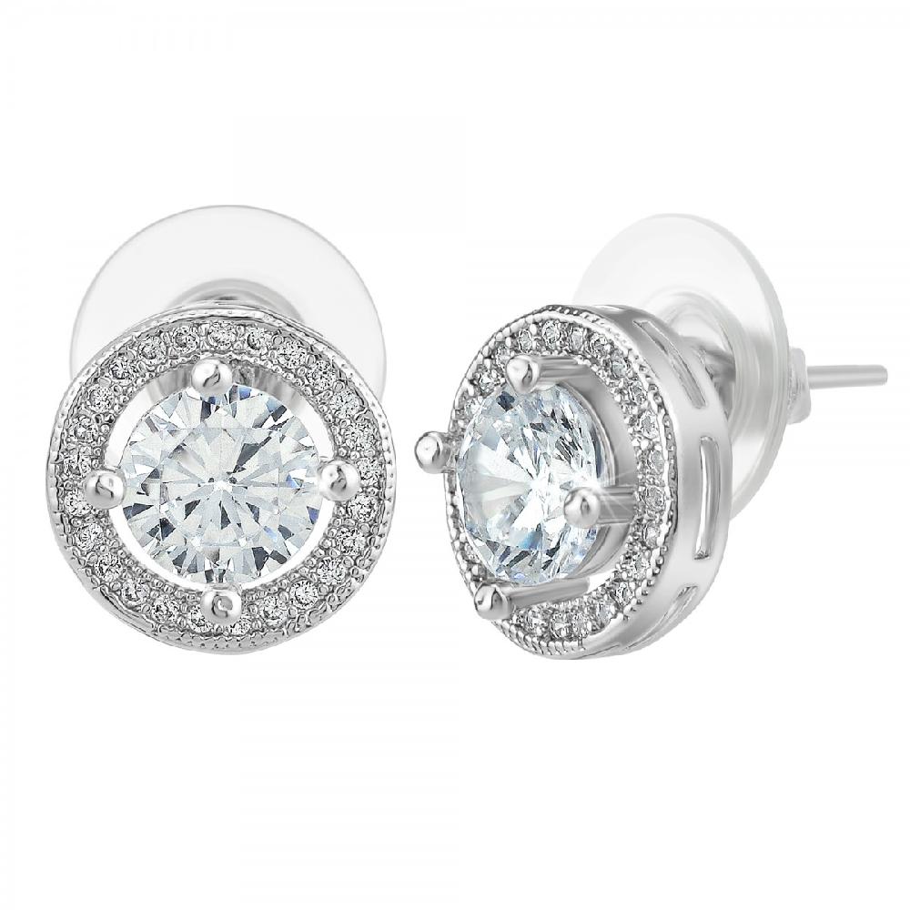 so charm Boucles d'oreilles SoCharm ornées de Zirconium