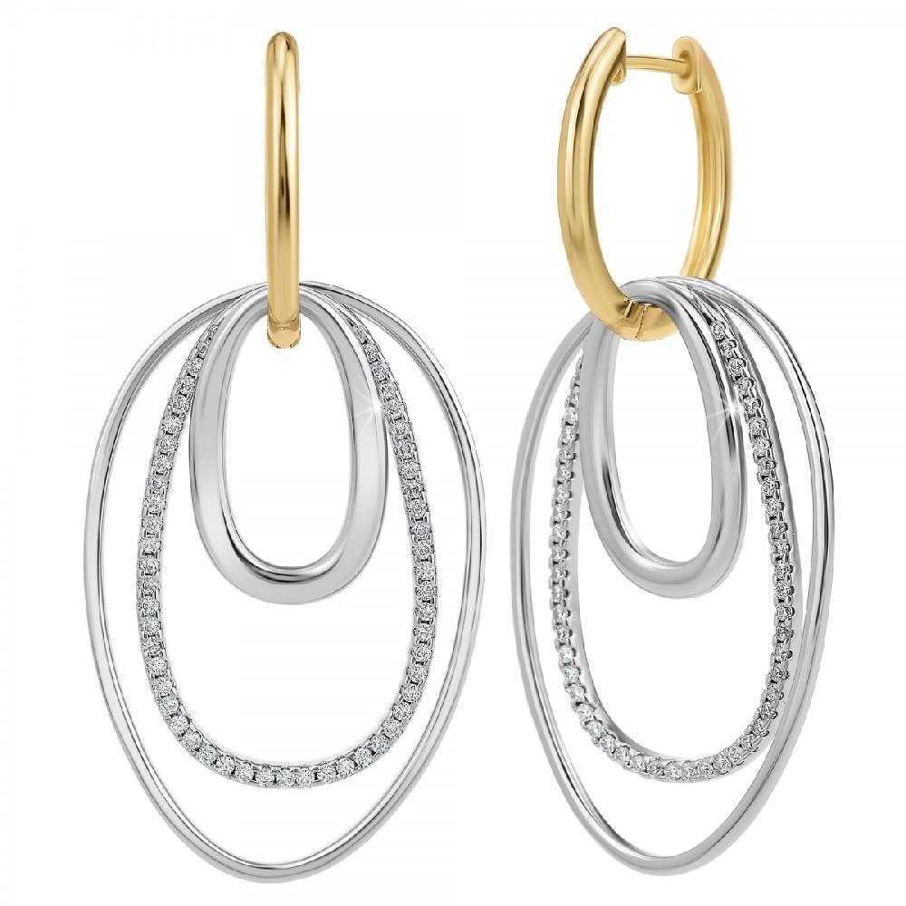so charm Boucles d'oreilles SoCharm ornées de zirconium