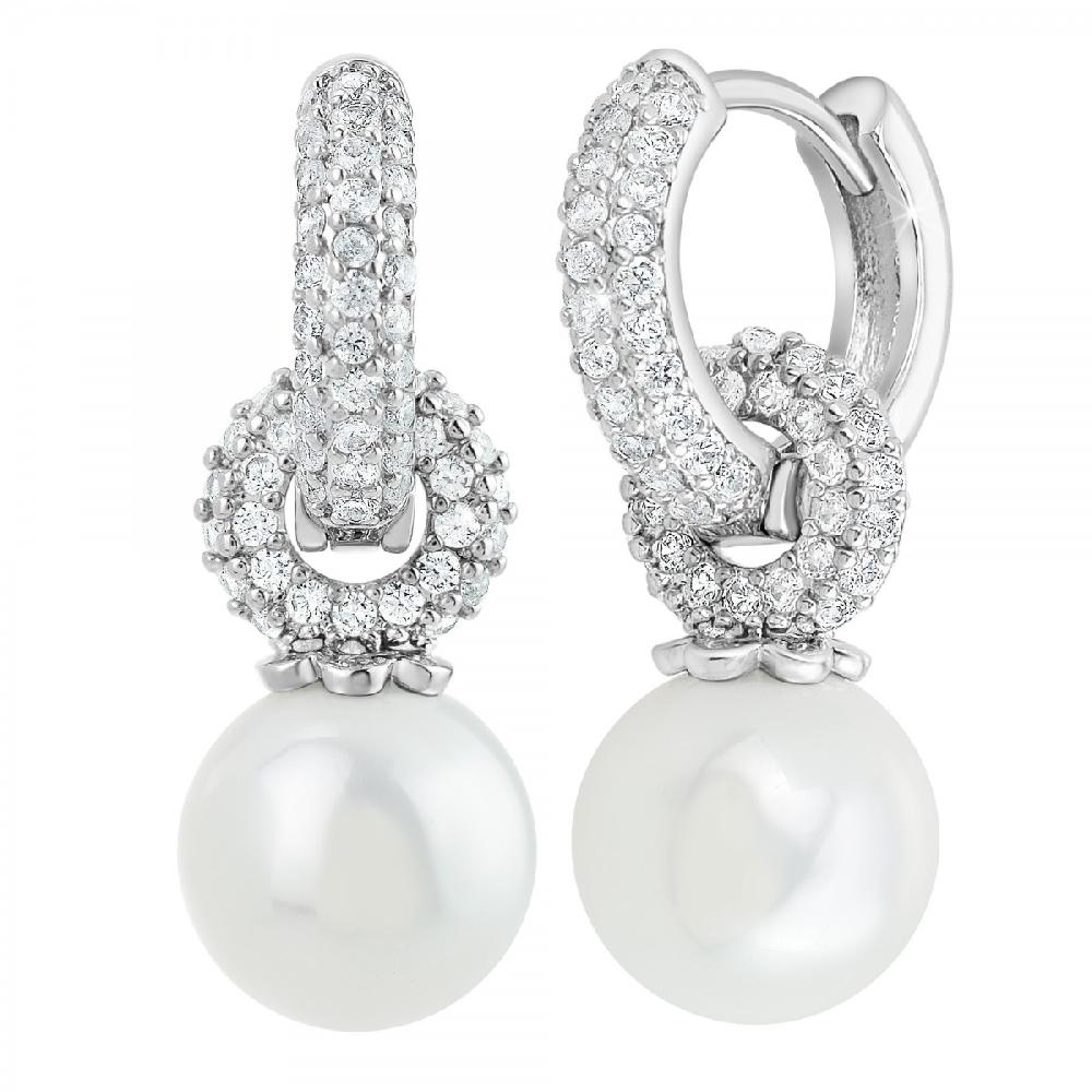 so charm Boucles d'oreilles SoCharm ornées de Zirconium
