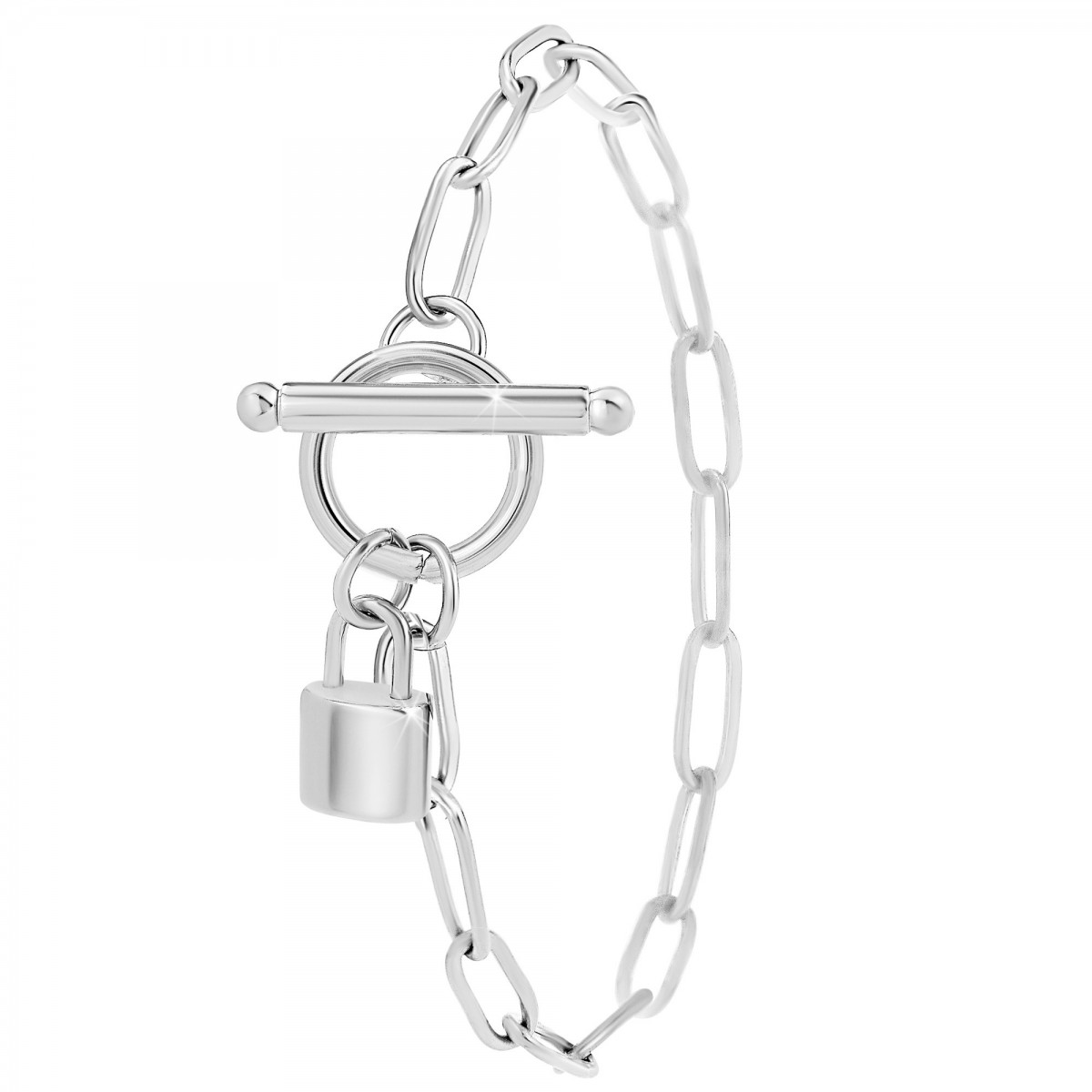 so charm Bracelet cadenas en acier inoxydable par SoCharm