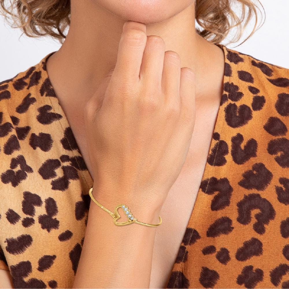 So Charm Bracelet Coeur SoCharm Orné De Cristaux Scintillants