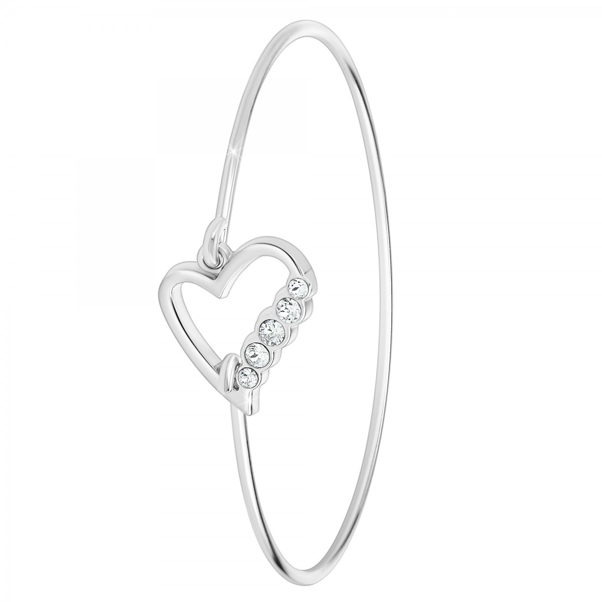 so charm Bracelet coeur SoCharm orné de Cristaux scintillants
