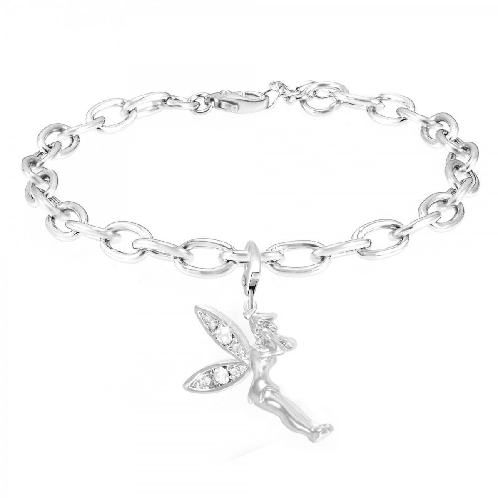 so charm Bracelet fée SoCharm orné de Cristaux scintillants