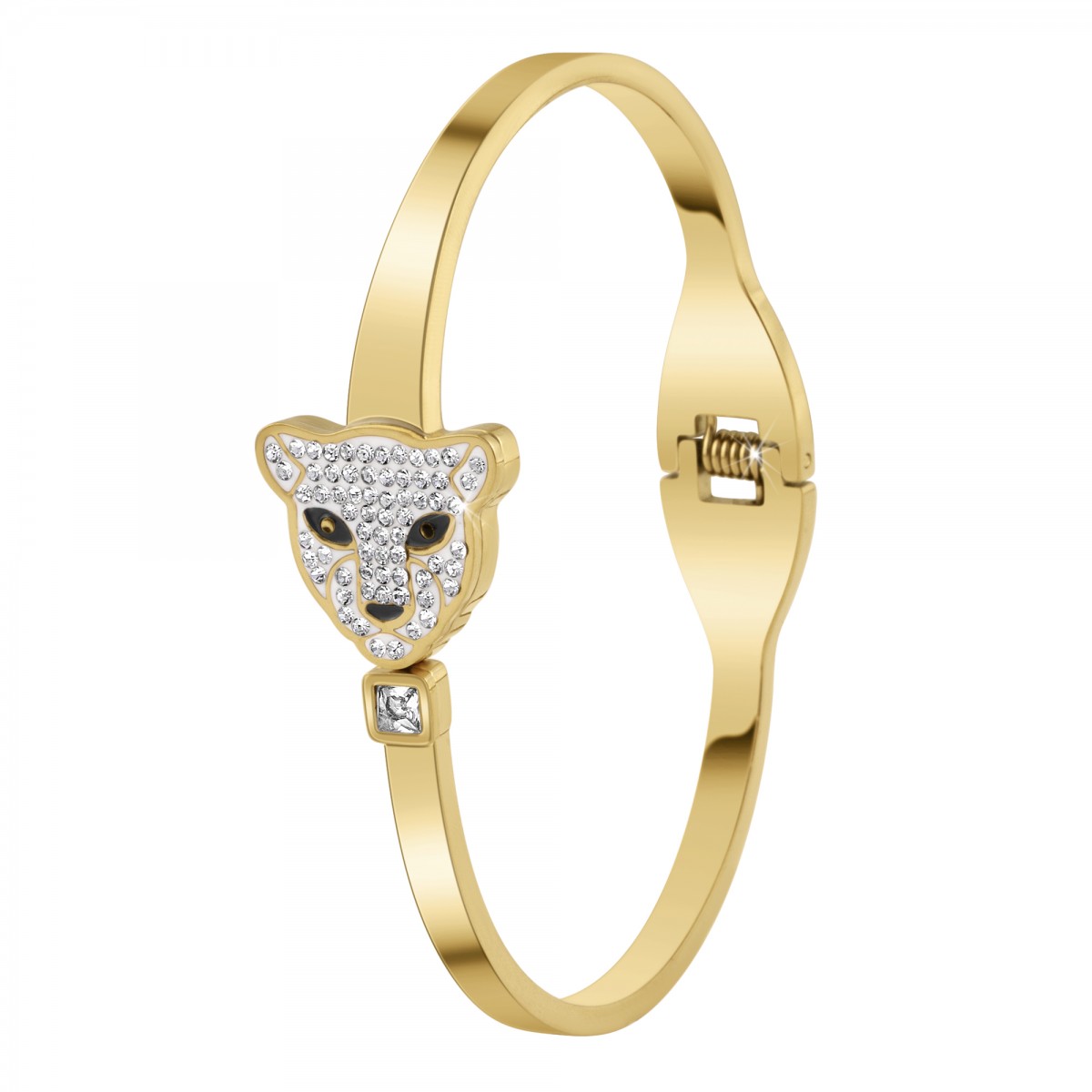 so charm Bracelet félin par SoCharm orné de Cristaux scintillants