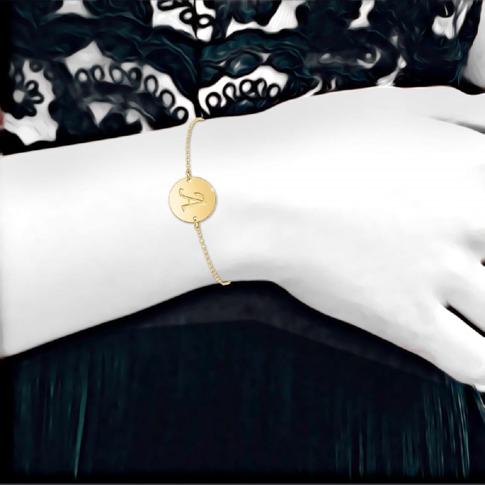 So Charm Bracelet Lettre A En Acier Inoxydable Par SoCharm