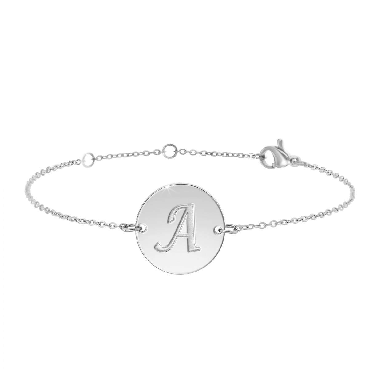 so charm Bracelet lettre A en acier inoxydable par SoCharm