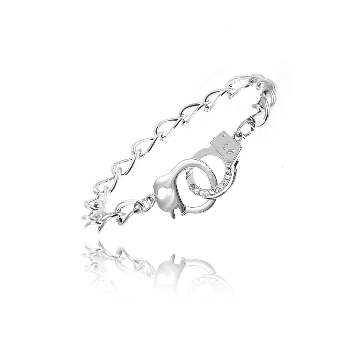 so charm Bracelet menottes SoCharm orné de Cristaux scintillants