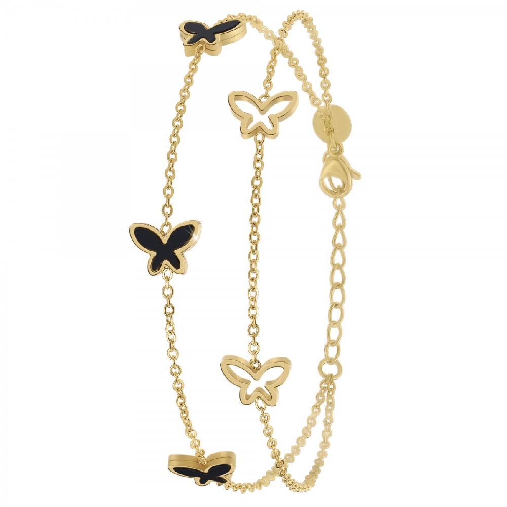 so charm Bracelet papillons par SoCharm en acier inoxydable