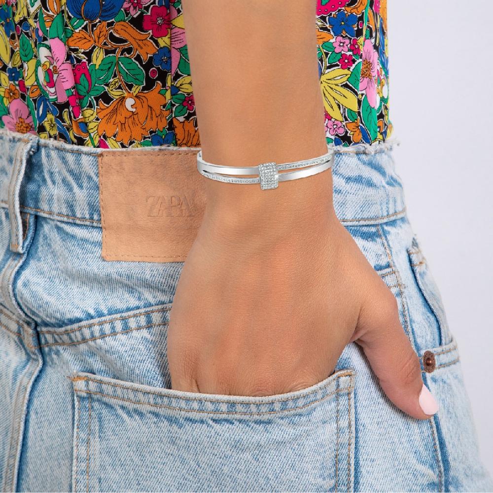 So Charm Bracelet Par SoCharm Orné De Cristaux Scintillants