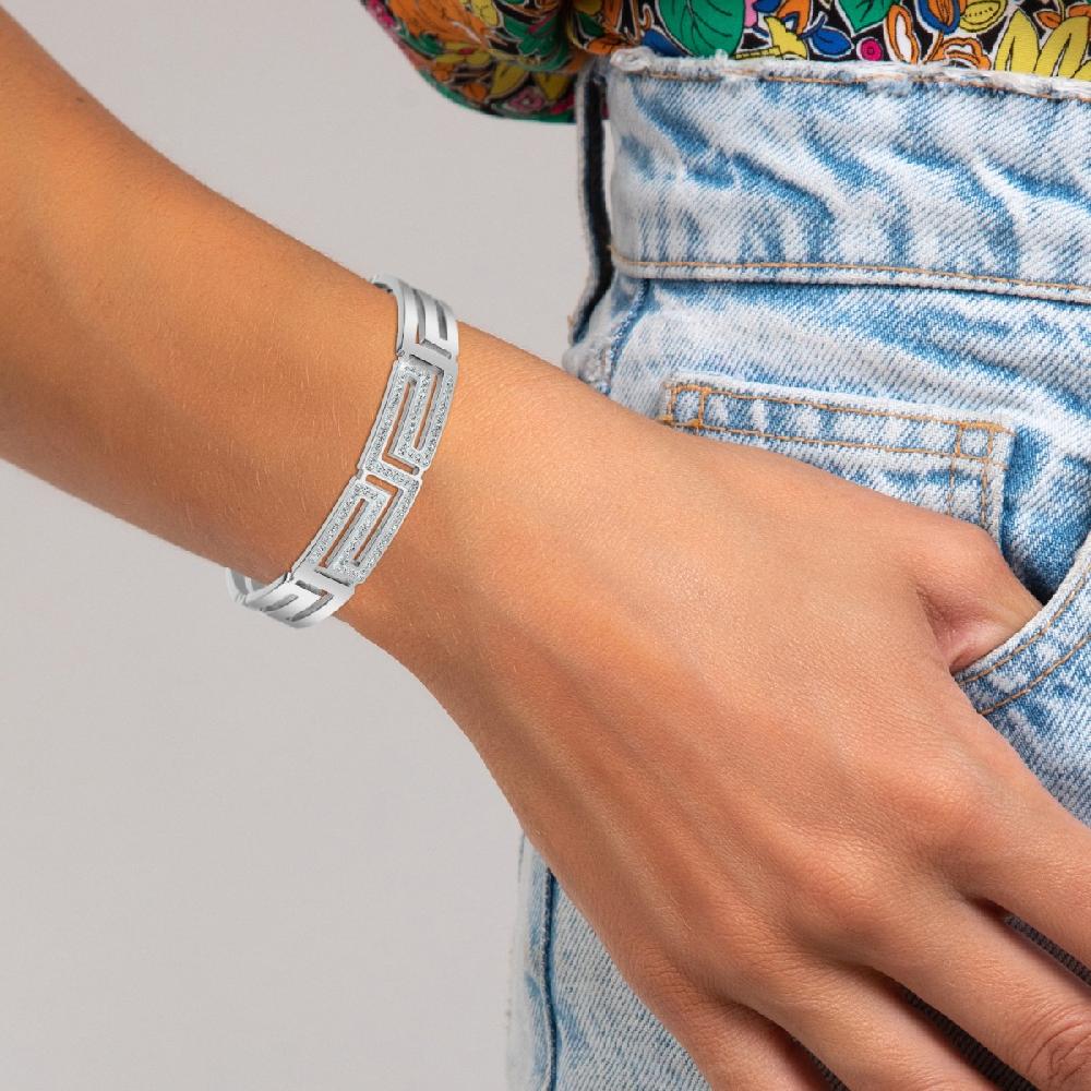 So Charm Bracelet Par SoCharm Orné De Cristaux Scintillants