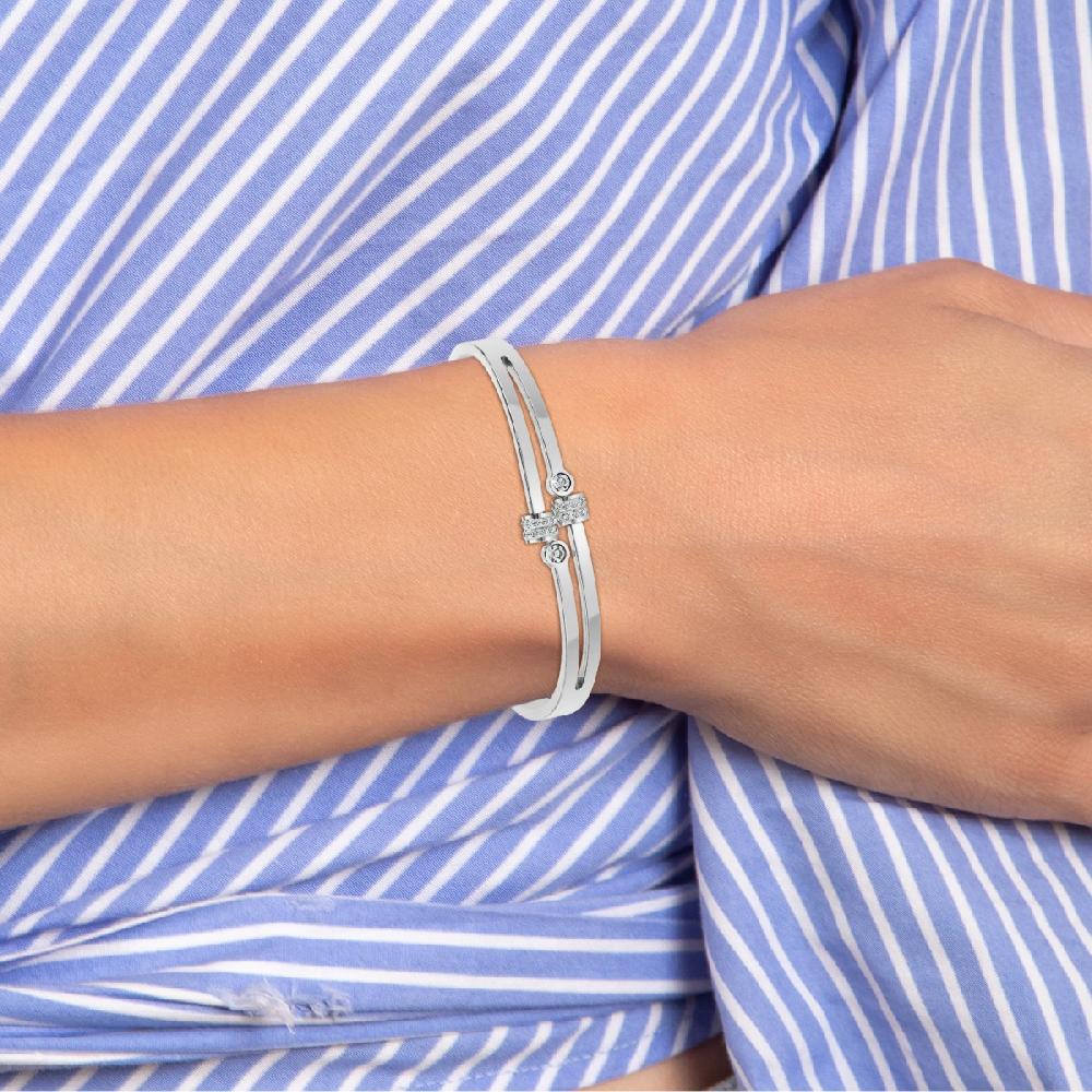 So Charm Bracelet Par SoCharm Orné De Cristaux Scintillants