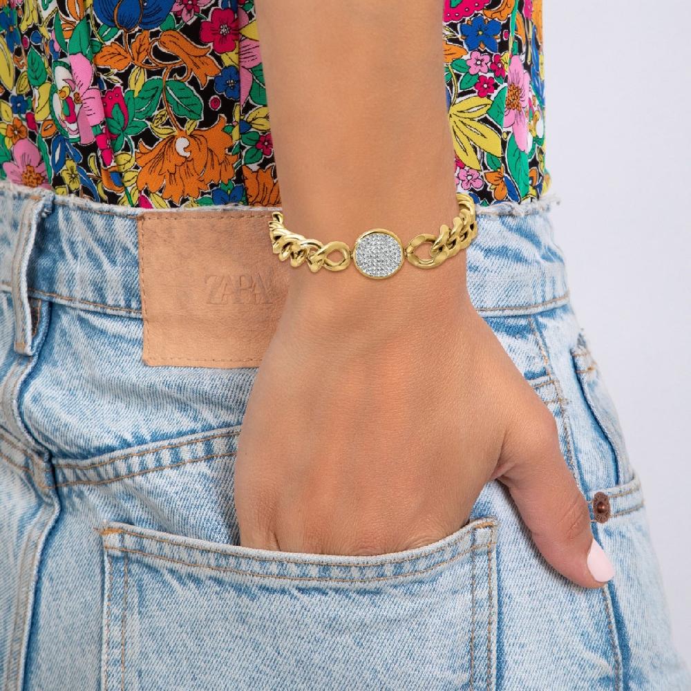 So Charm Bracelet Par SoCharm Orné De Cristaux Scintillants