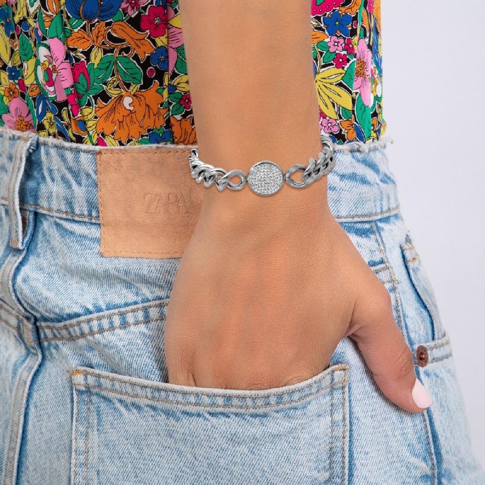 So Charm Bracelet Par SoCharm Orné De Cristaux Scintillants