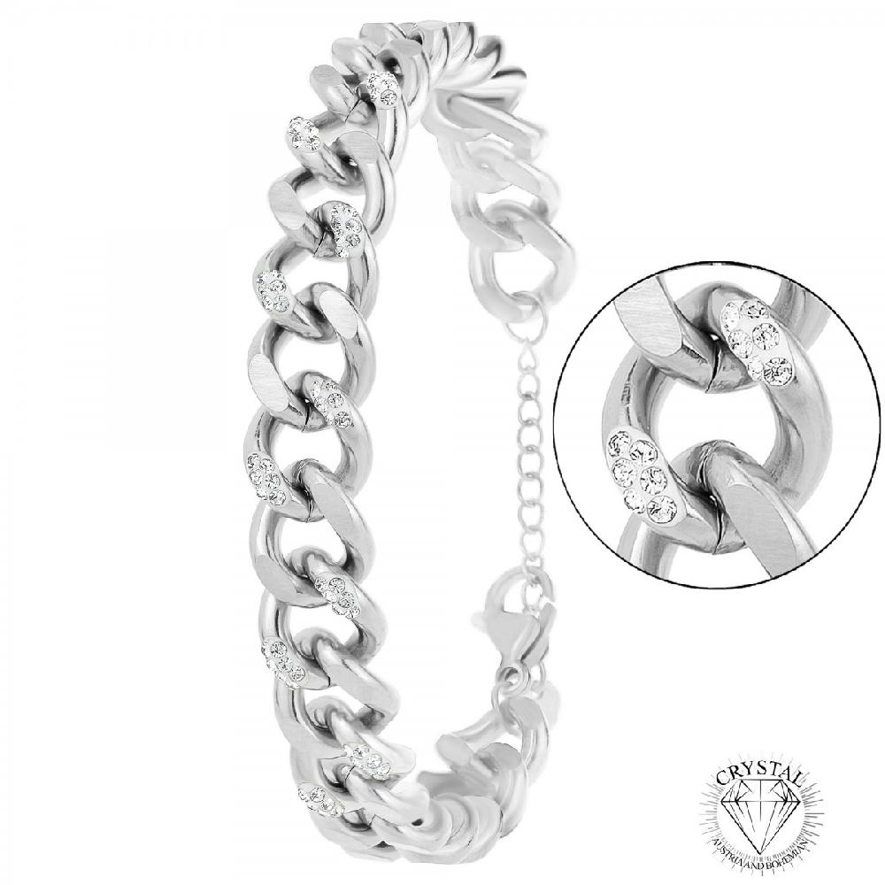 so charm Bracelet par SoCharm orné de Cristaux scintillants