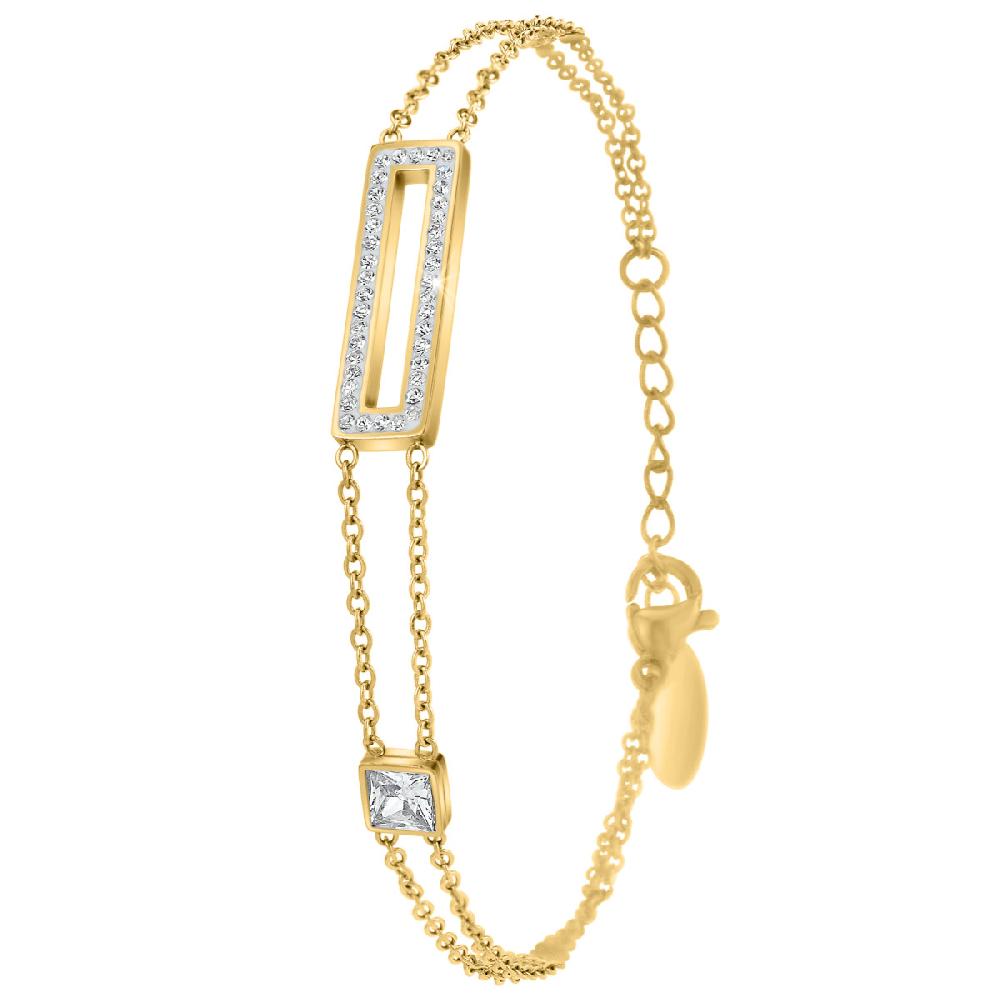 so charm Bracelet par SoCharm orné de Cristaux scintillants