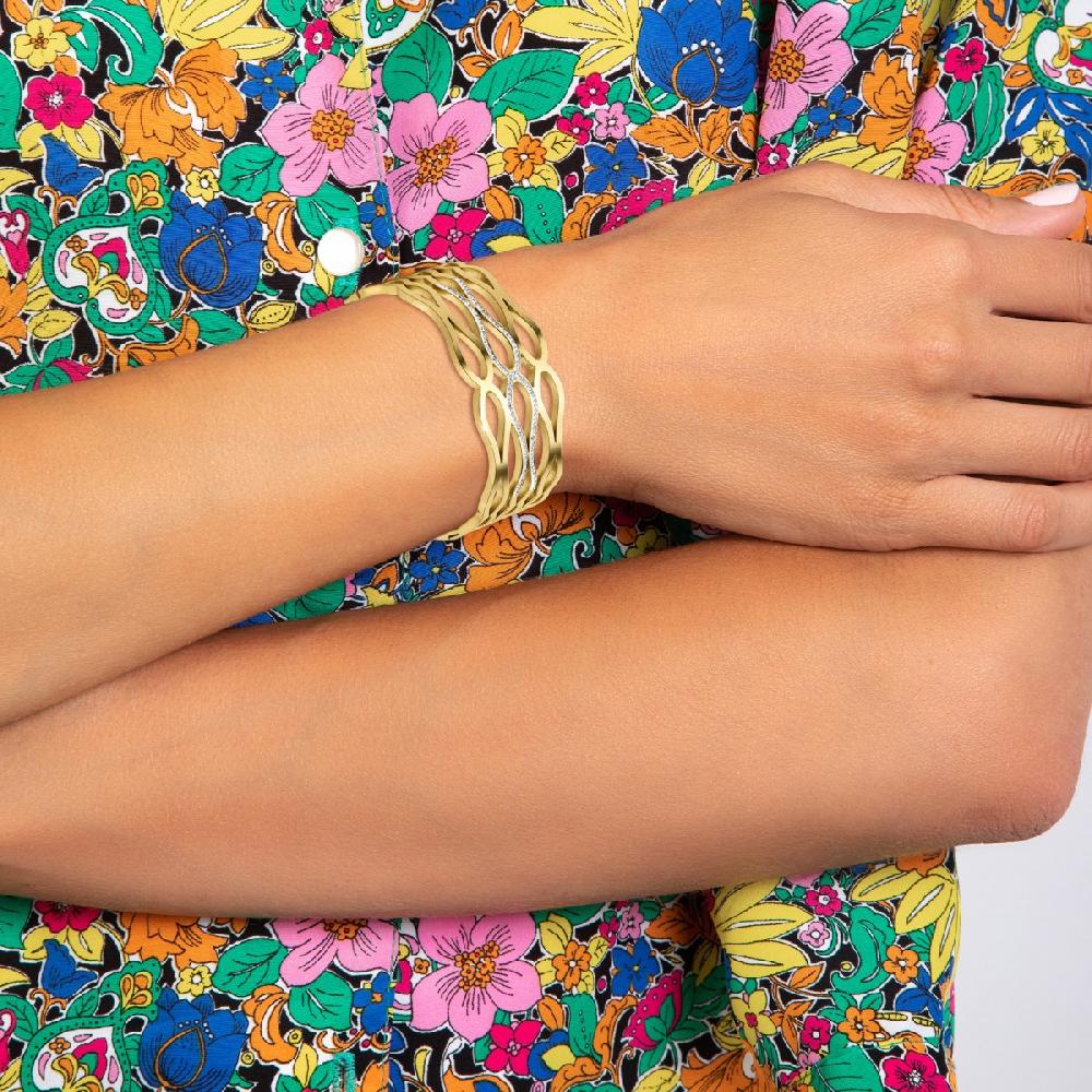 So Charm Bracelet Par SoCharm Orné De Cristaux Scintillants