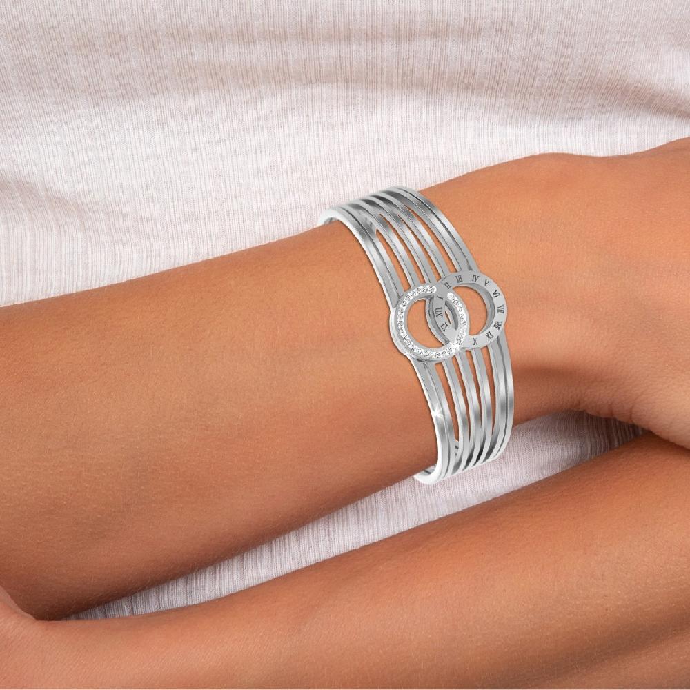 So Charm Bracelet Par SoCharm Orné De Cristaux Scintillants