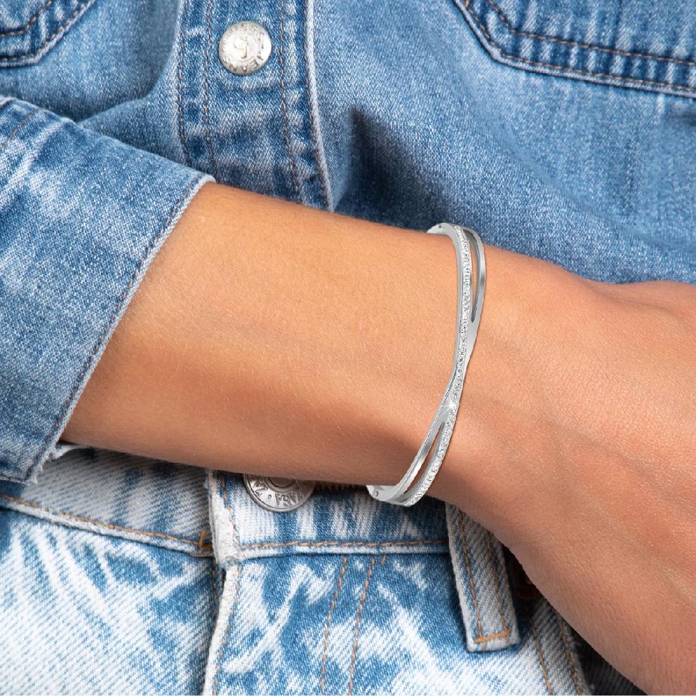 So Charm Bracelet Par SoCharm Orné De Cristaux Scintillants