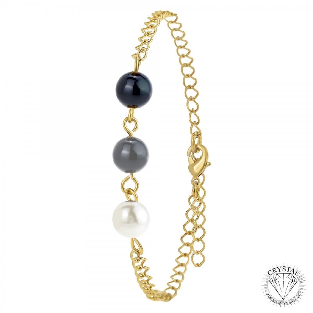 so charm Bracelet par SoCharm orné de perles scintillantes