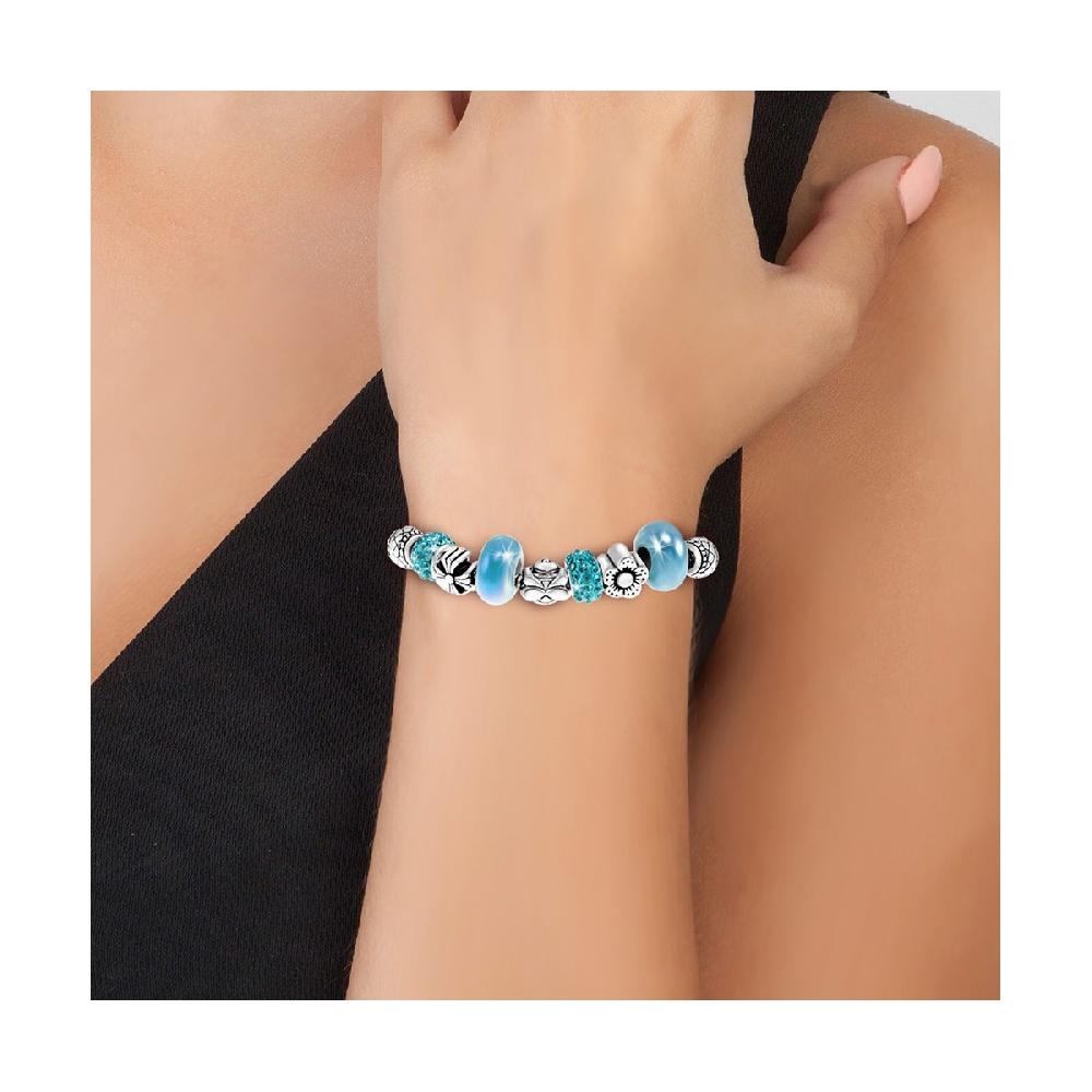 So Charm Bracelet Perles SoCharm Orné De Cristaux Scintillants