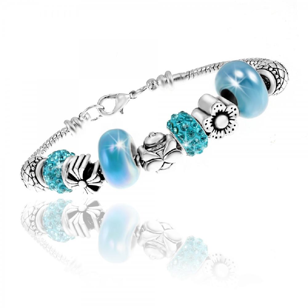 so charm Bracelet perles SoCharm orné de Cristaux scintillants
