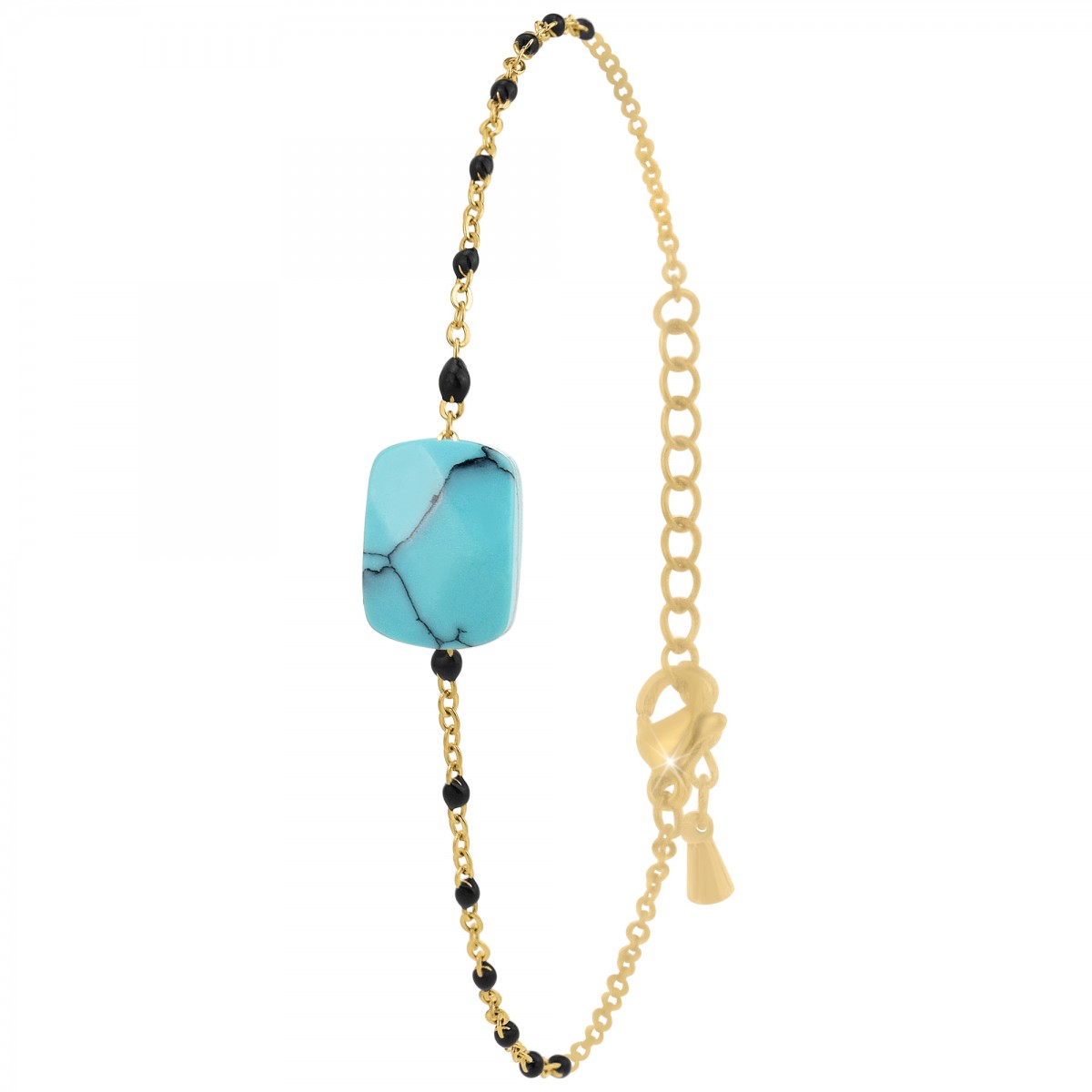 so charm Bracelet SoCharm orné d'un quartz turquoise