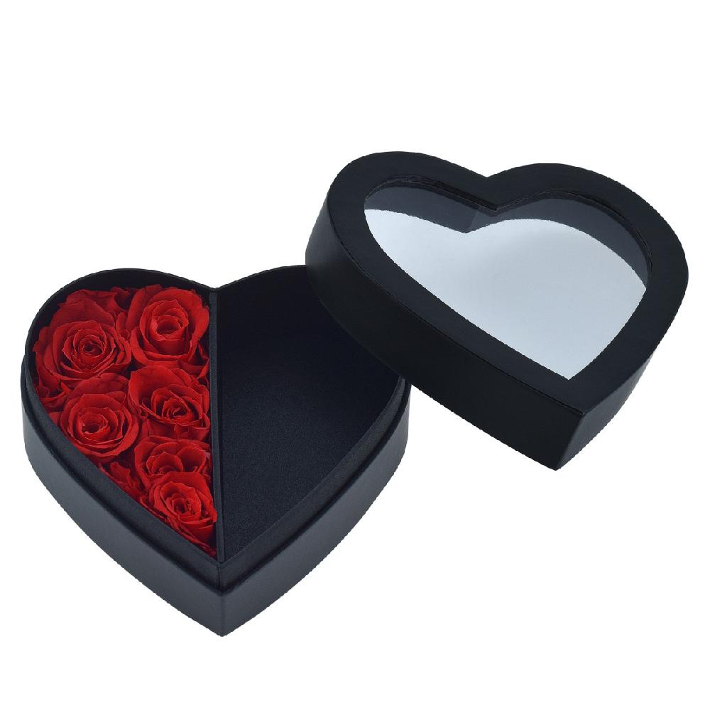 So Charm Coffret Cœur Décoré De Roses éternelles Rouges Et Ses 15 Chocolats