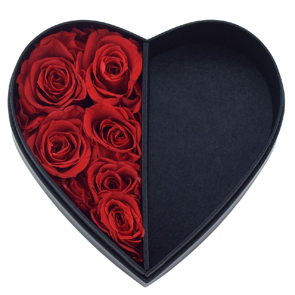 So Charm Coffret Cœur Décoré De Roses éternelles Rouges Et Ses 15 Chocolats
