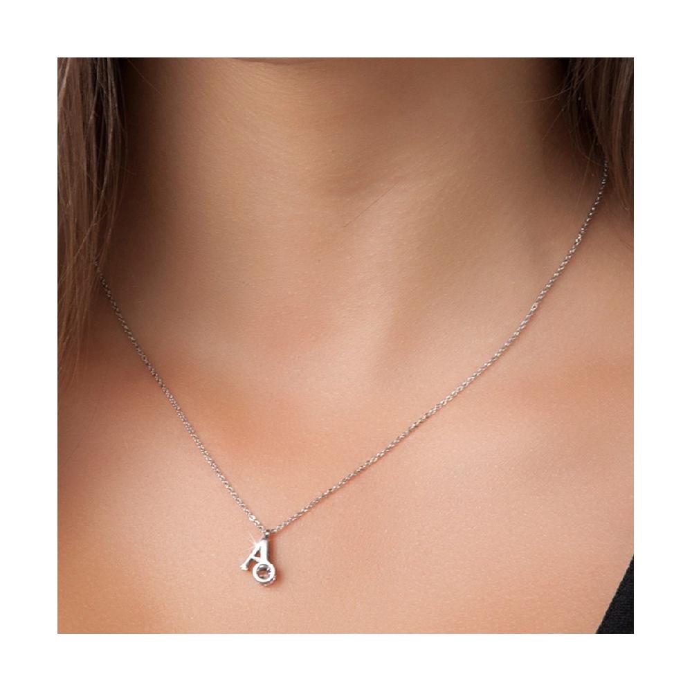 So Charm Collier Alphabet Lettre A SoCharm Orné De Cristaux Scintillants