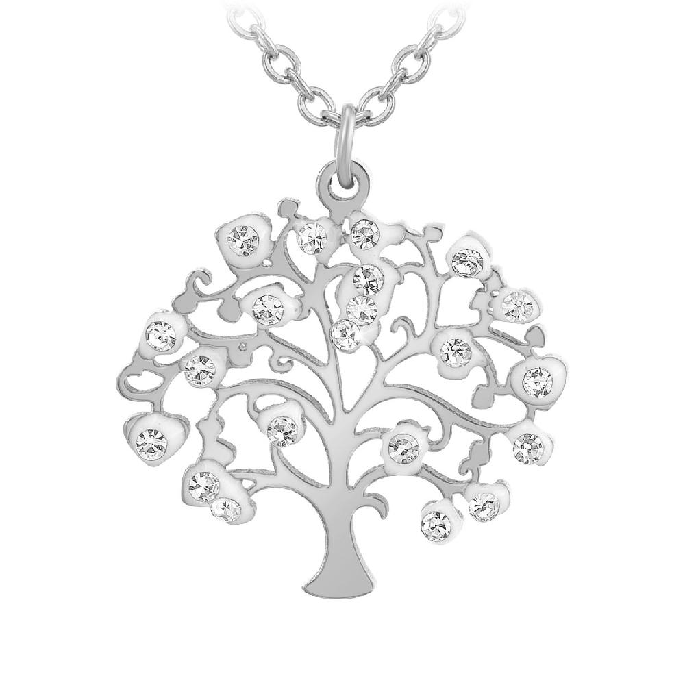 so charm Collier arbre de vie SoCharm orné de Cristaux scintillants