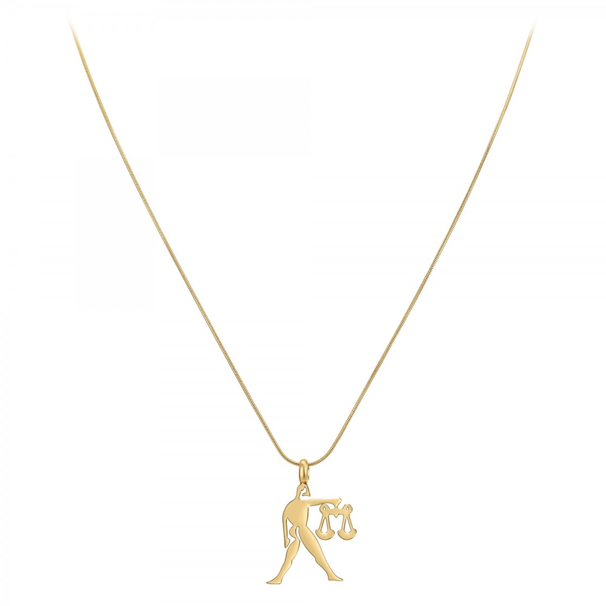 So Charm Collier Astrologie Balance SoCharm En Acier Finement Doré