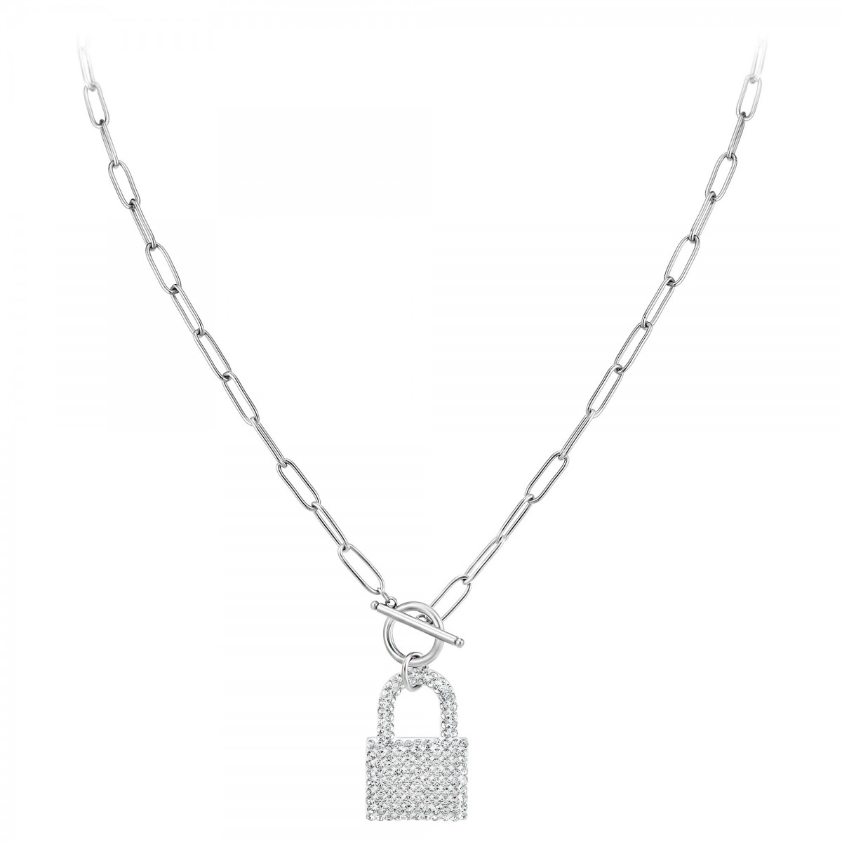 So Charm Collier Cadenas Par SoCharm Orné De Cristaux Scintillants