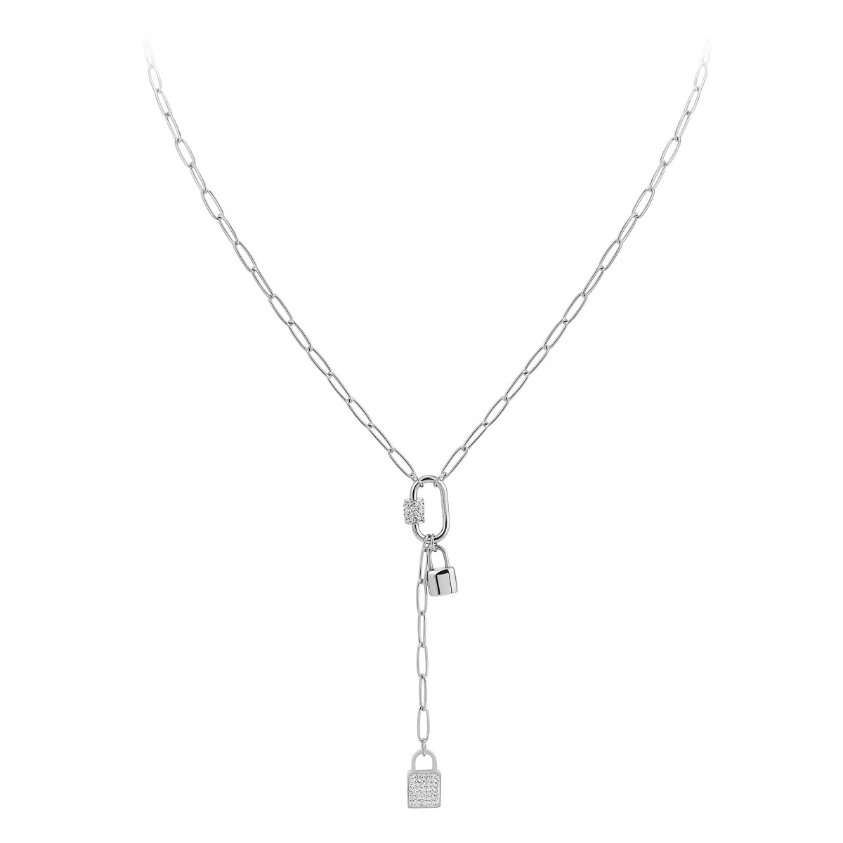 So Charm Collier Cadenas Par SoCharm Orné De Cristaux Scintillants