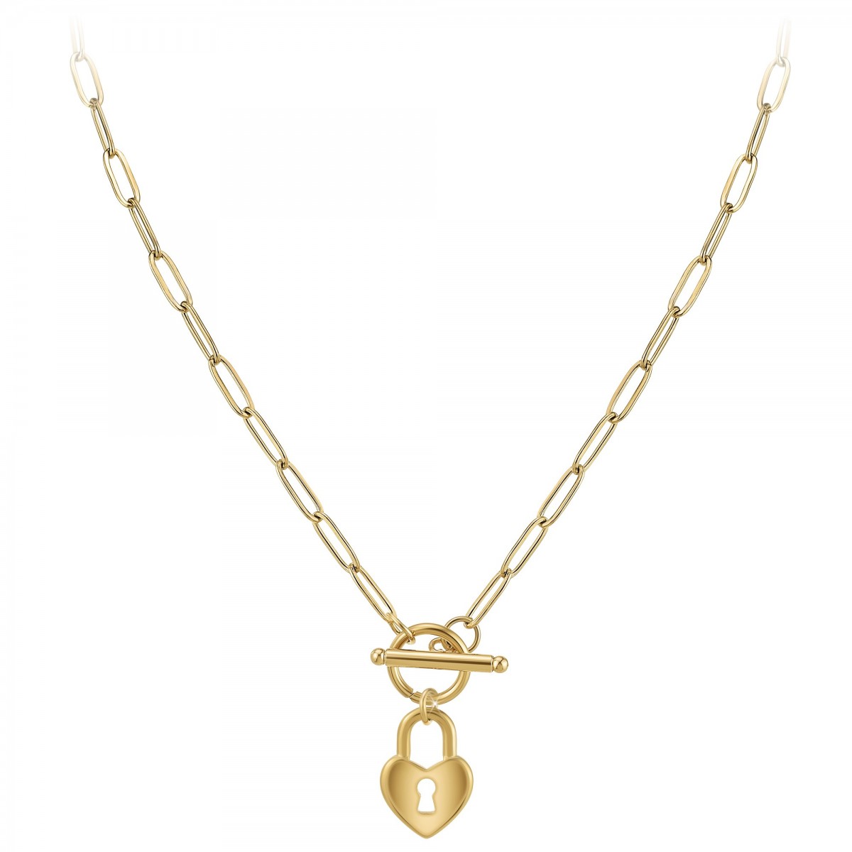 So Charm Collier Coeur Par SoCharm En Acier Inoxydable