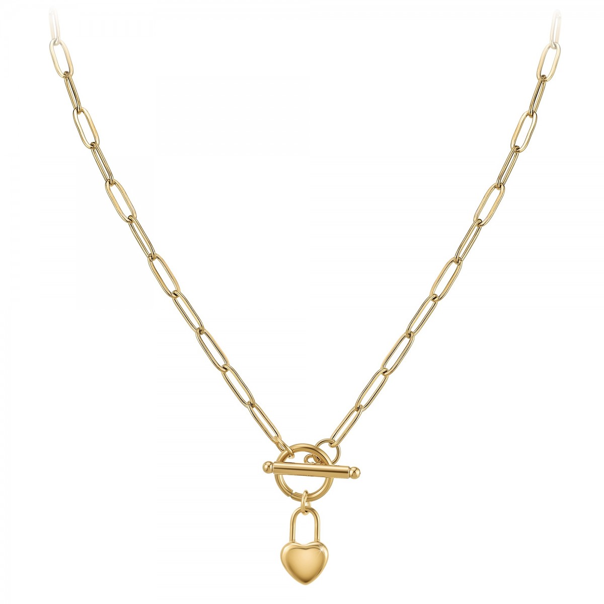So Charm Collier Coeur Par SoCharm En Acier Inoxydable