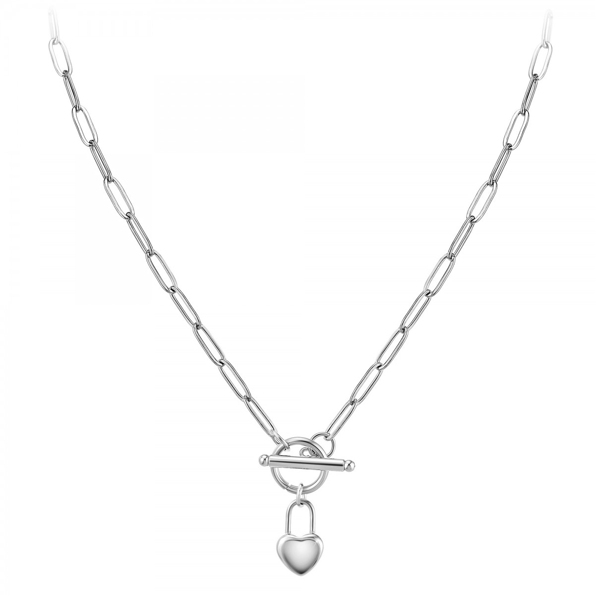 So Charm Collier Coeur Par SoCharm En Acier Inoxydable