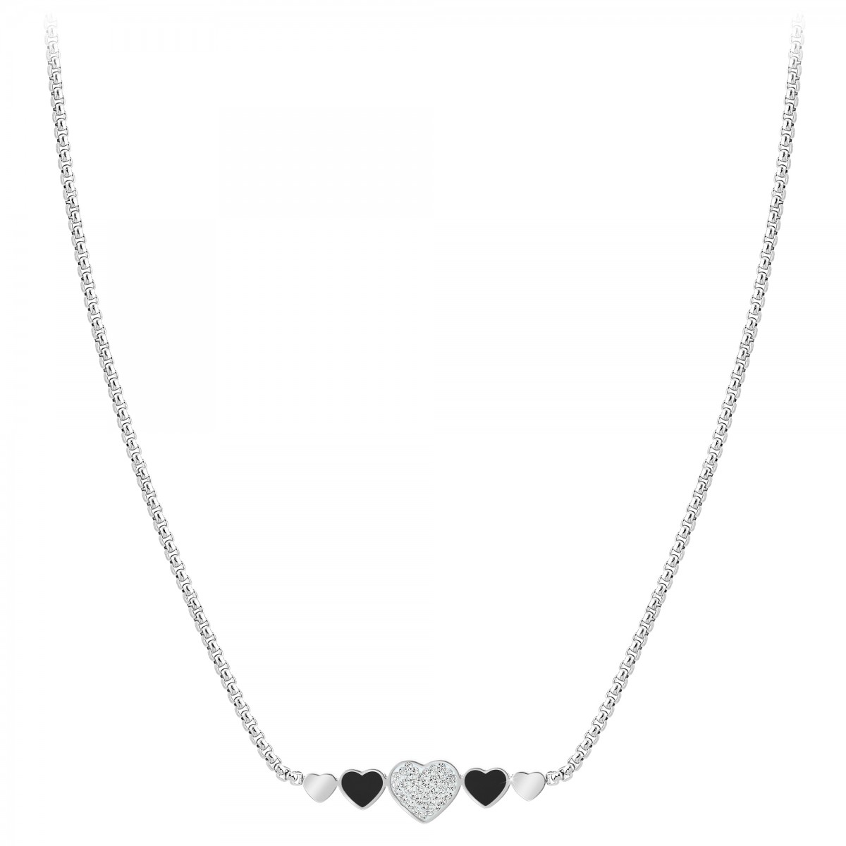 So Charm Collier Coeur Par SoCharm Orné De Cristaux Scintillants