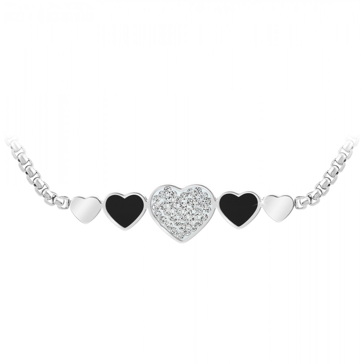 So Charm Collier Coeur Par SoCharm Orné De Cristaux Scintillants