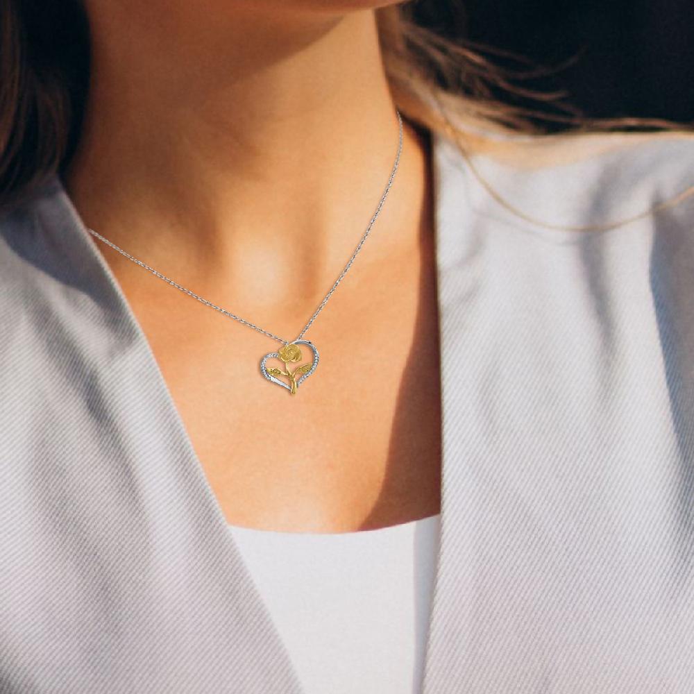 So Charm Collier Coeur Rose SoCharm Orné De Zirconium