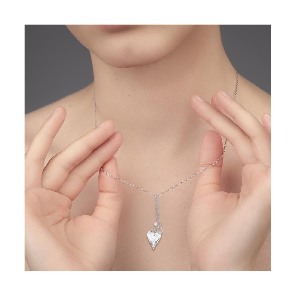 So Charm Collier Coeur SoCharm Orné De Cristaux Scintillants