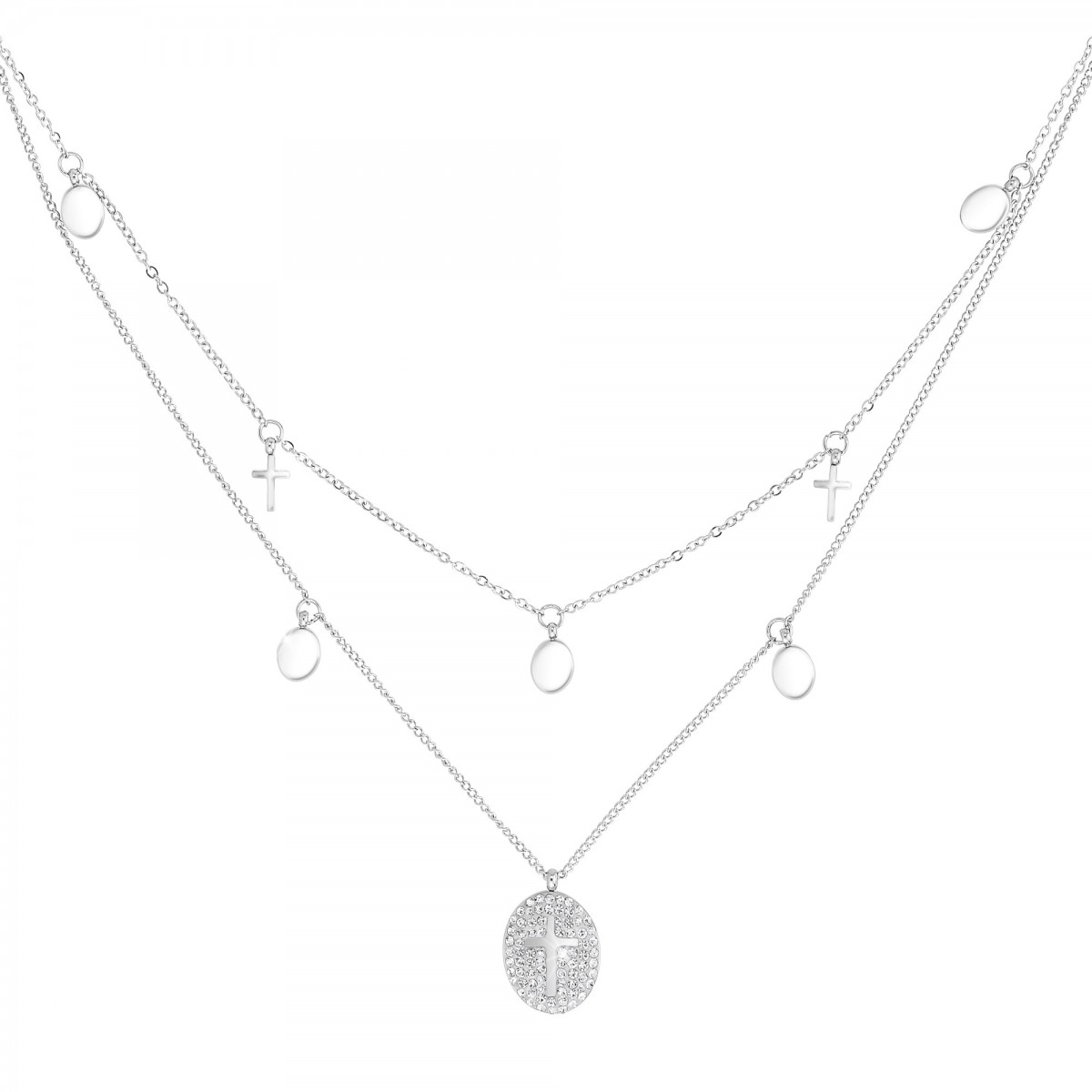 so charm Collier croix par SoCharm orné de Cristaux scintillants