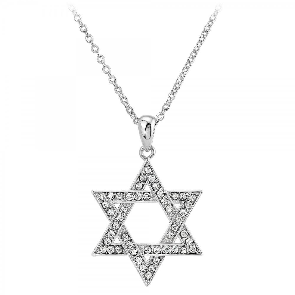 so charm Collier étoile de David par SoCharm orné de Zirconium